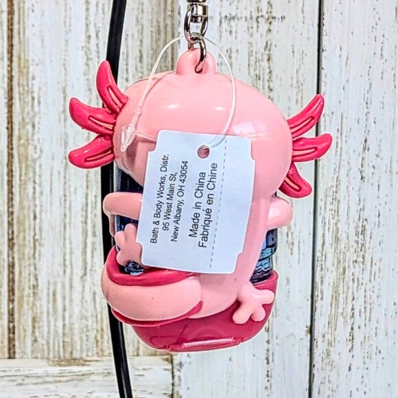 Bath and Body Works Pink Axolotl Pocketbac Hand Sanitzer Holder - Picture 3 of 4